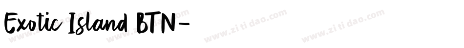 Exotic Island BTN字体转换